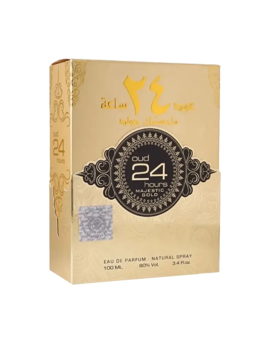 Арабские духи Oud 24 Hours Majestic Gold 100ml - миниатюра 3