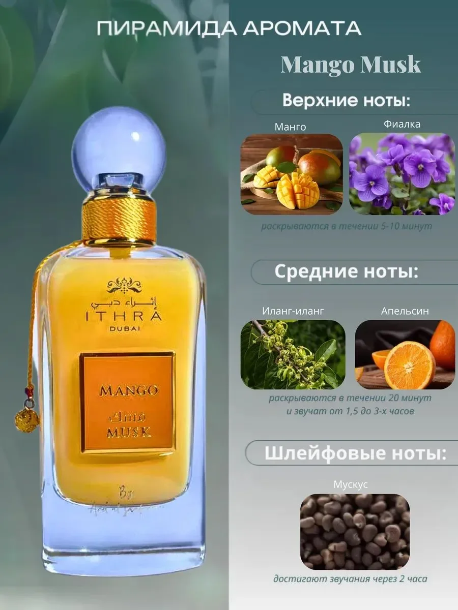 Духи арабские унисекс Mango Musk - миниатюра 5