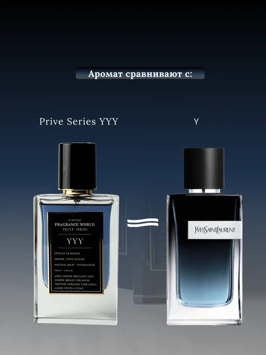 Духи унисекс арабские Prive Series YYY - миниатюра 3