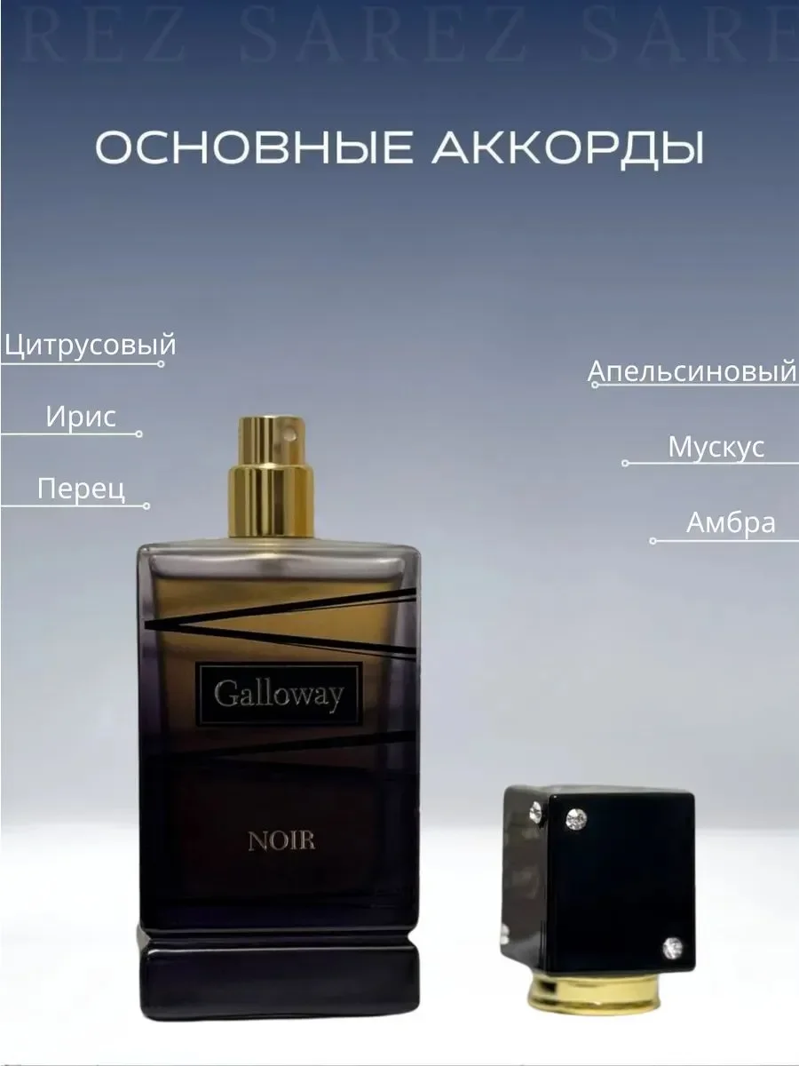Духи мужские Fragrance World Galloway Noir - миниатюра 4
