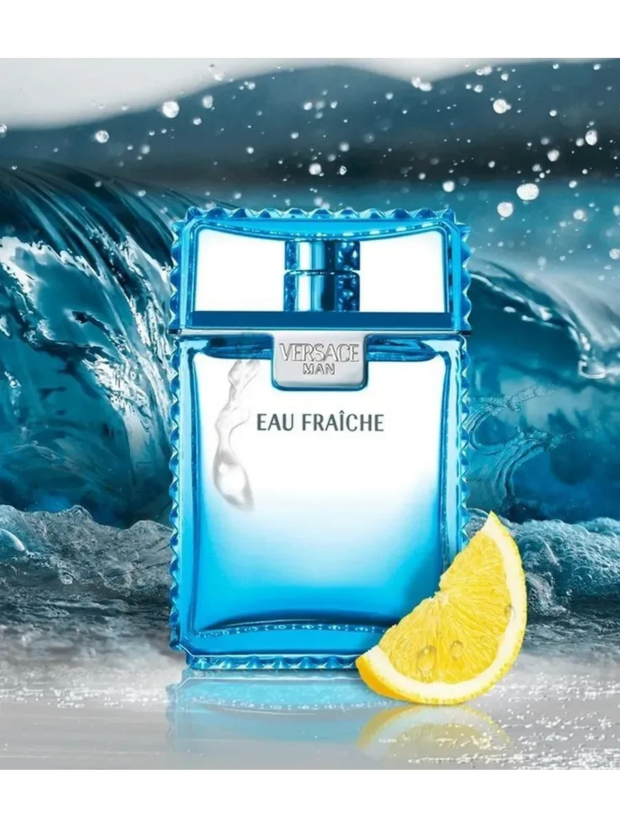 Мужские духи Versace Eau Fraiche Man, Версаче Фреш 100 мл - миниатюра 3