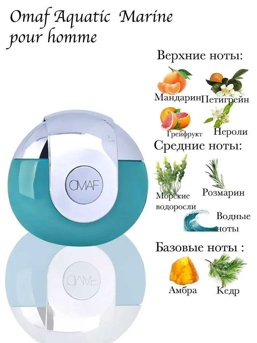 Духи мужские Pour Homme Marine 100мл - миниатюра 2