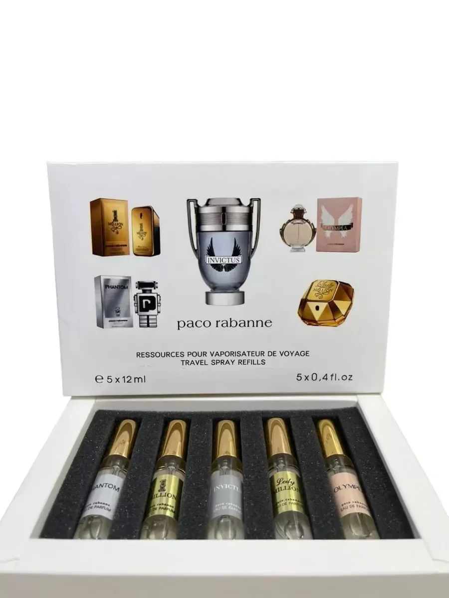 Набор Парфюмерный Paco Rabanne 5 x 12 мл - миниатюра 2