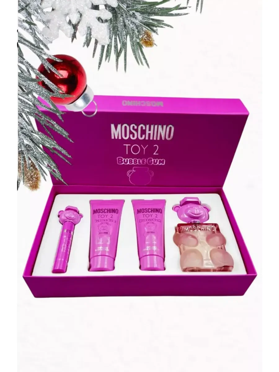 Духи набор подарочный 4в1 moschino toy 4?30мл москино - миниатюра 2