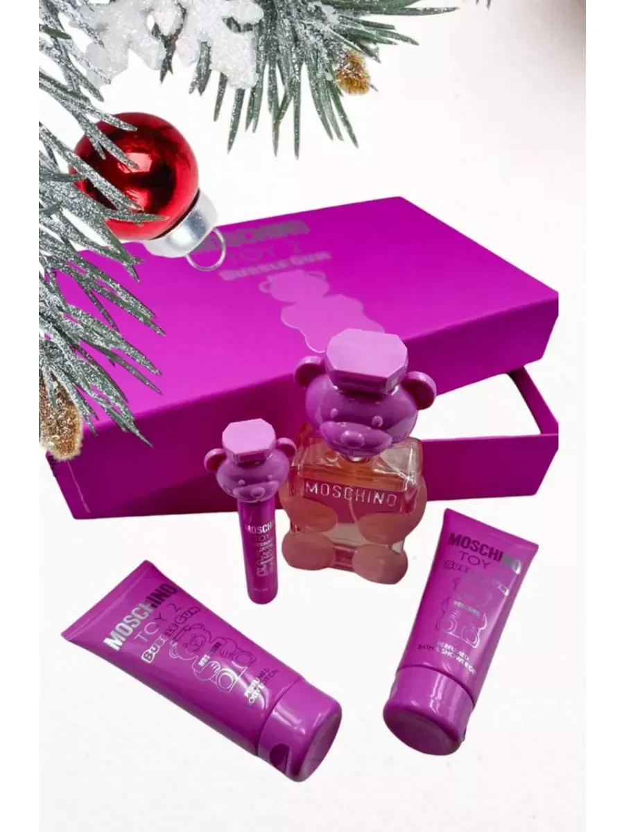 Духи набор подарочный 4в1 moschino toy 4?30мл москино - миниатюра 3