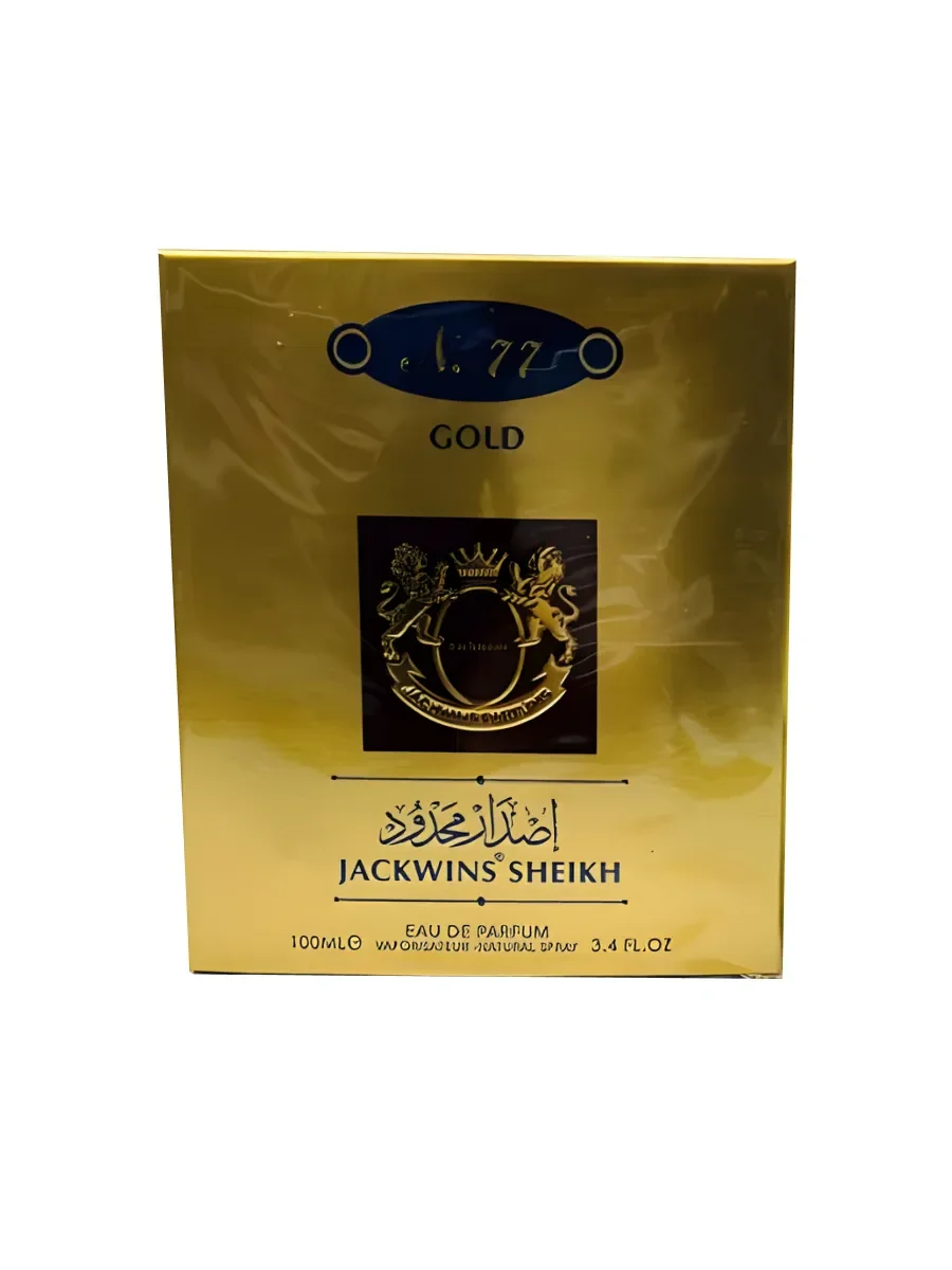 Арабские духи Jackwins Sheikh Gold №77 100мл - миниатюра 2
