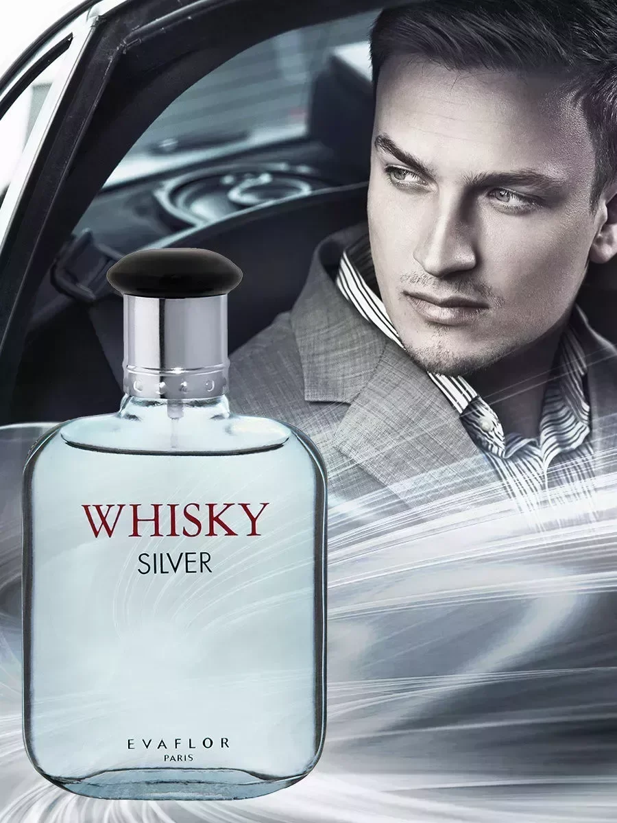 Духи для мужчины Whisky Silver Evaflor 100 мл - миниатюра 2