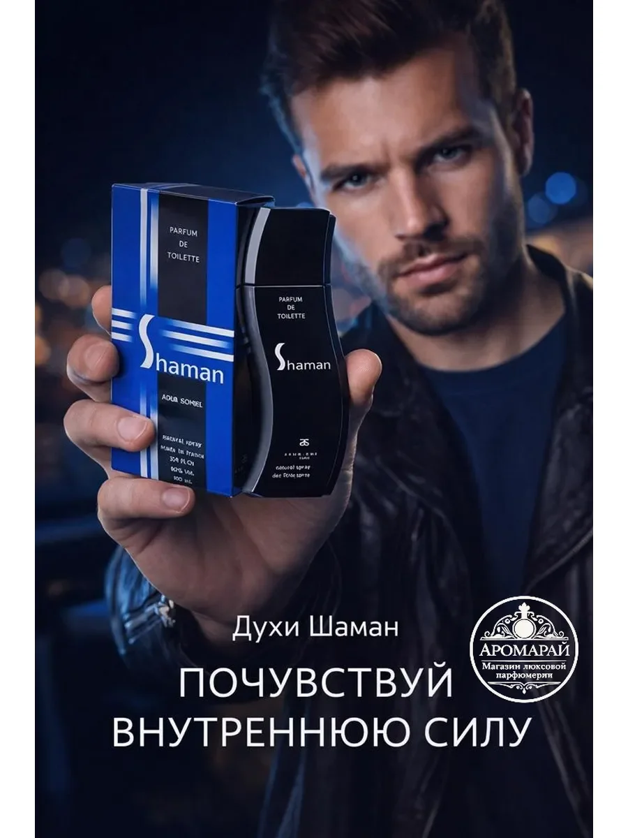 Туалетная вода мужская шаман - миниатюра 3