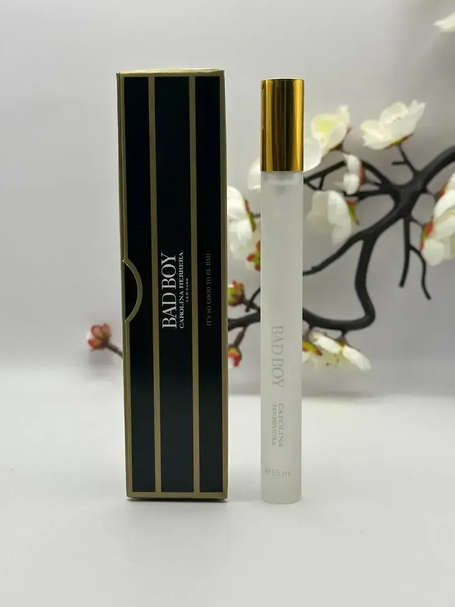 Мужские духи CAROLINA HERRERA Bad Boy 15 мл - миниатюра 2