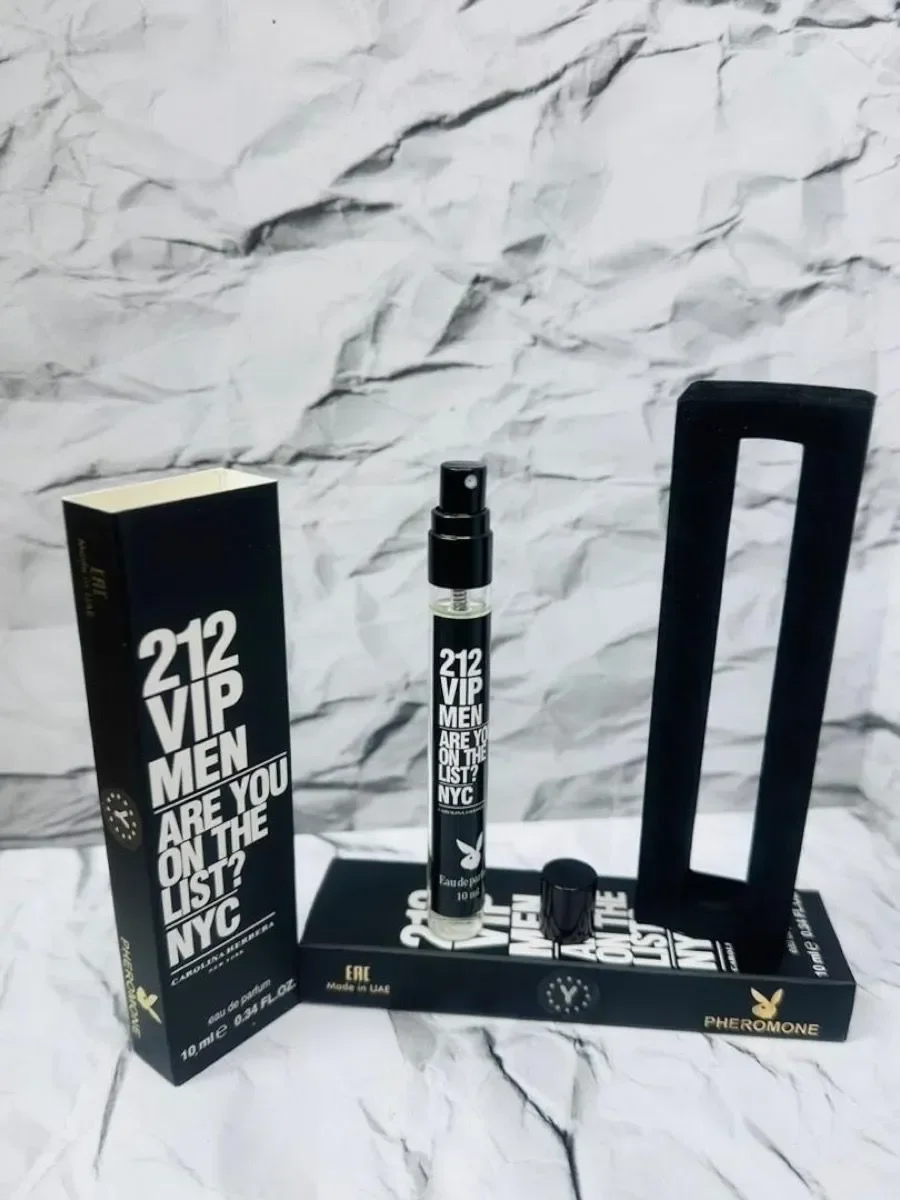 Стойкие духи Carolina Herrera 212 VIP Men 10 мл - миниатюра 2