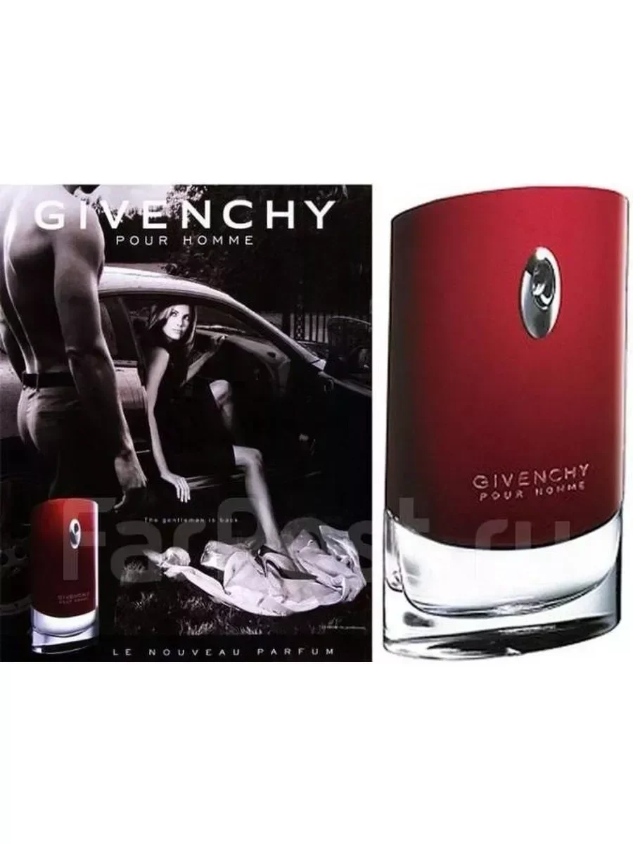 духи Туалетная вода GIVENCHY Pour Homme 100ml - миниатюра 2