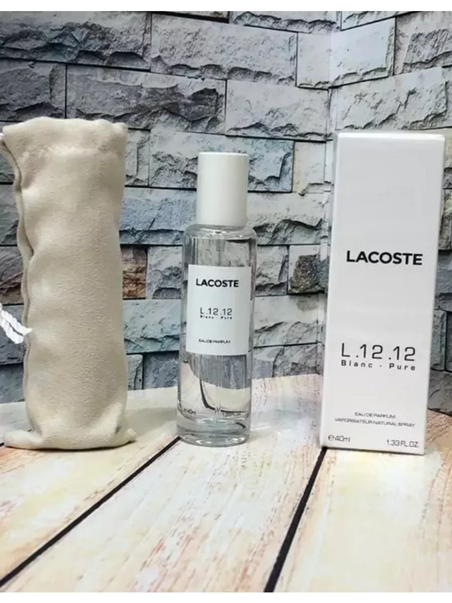 Lacoste L.12.12 Blanc - Pure мужской 40 мл - миниатюра 2