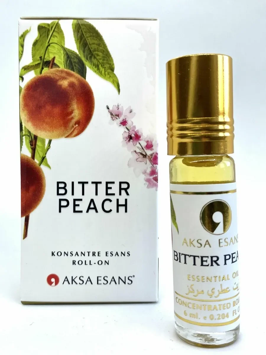 масляные духиAksa Bitter Peach Акса Горький Персик 6мл - изображение 1