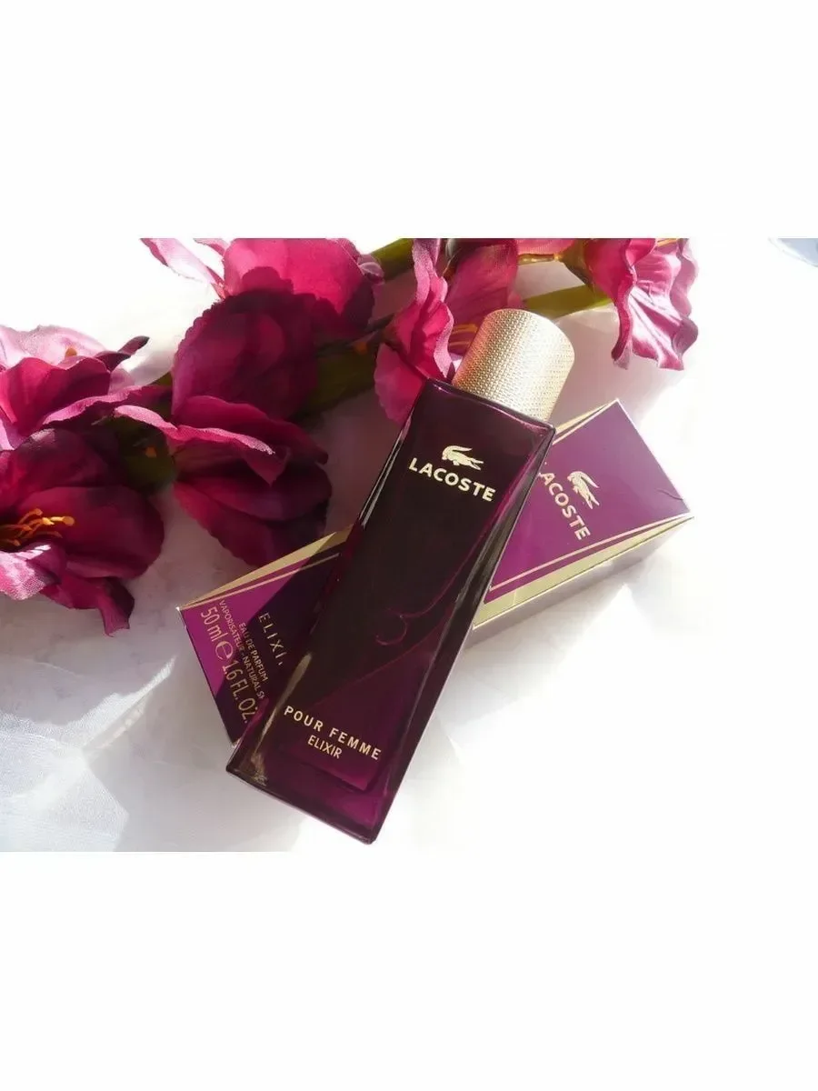 духи LACOSTE Pour femme ELIXIR 90мл - миниатюра 2