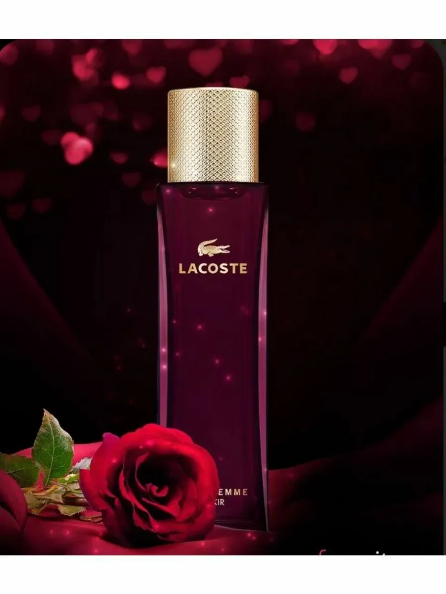 духи LACOSTE Pour femme ELIXIR 90мл - миниатюра 3