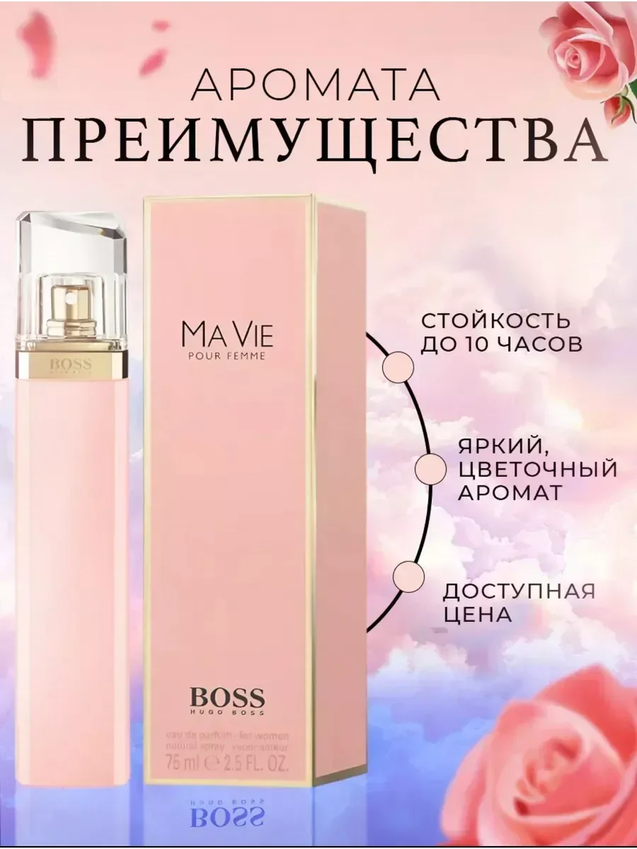 Парфюмерная вода Hugo Boss Ma Vie Intense Духи 75мл - миниатюра 2