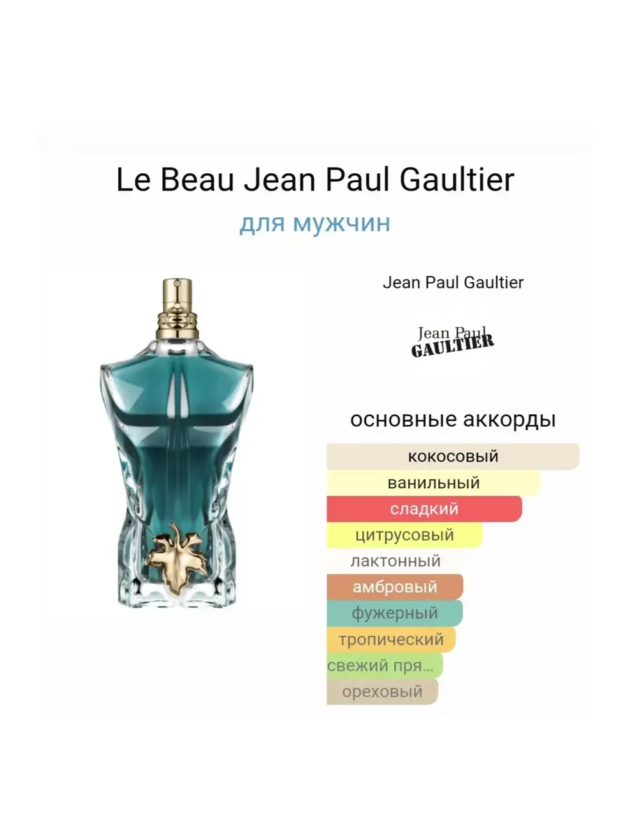 Jean Paul Gaultier Le Beau Intense EDP духи 125 мл - миниатюра 2