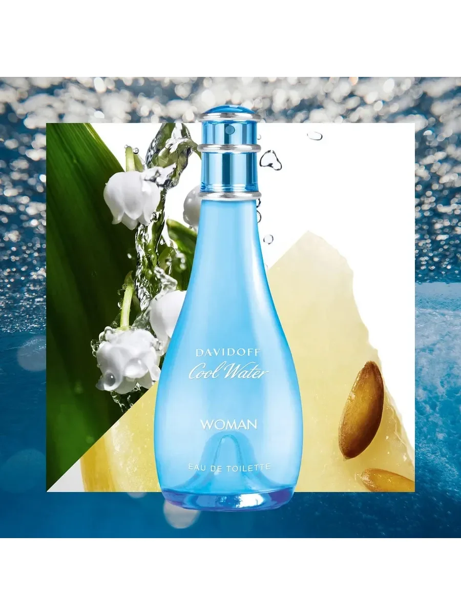 Женские духи,Cool Water Davidoff 100 мл - миниатюра 2