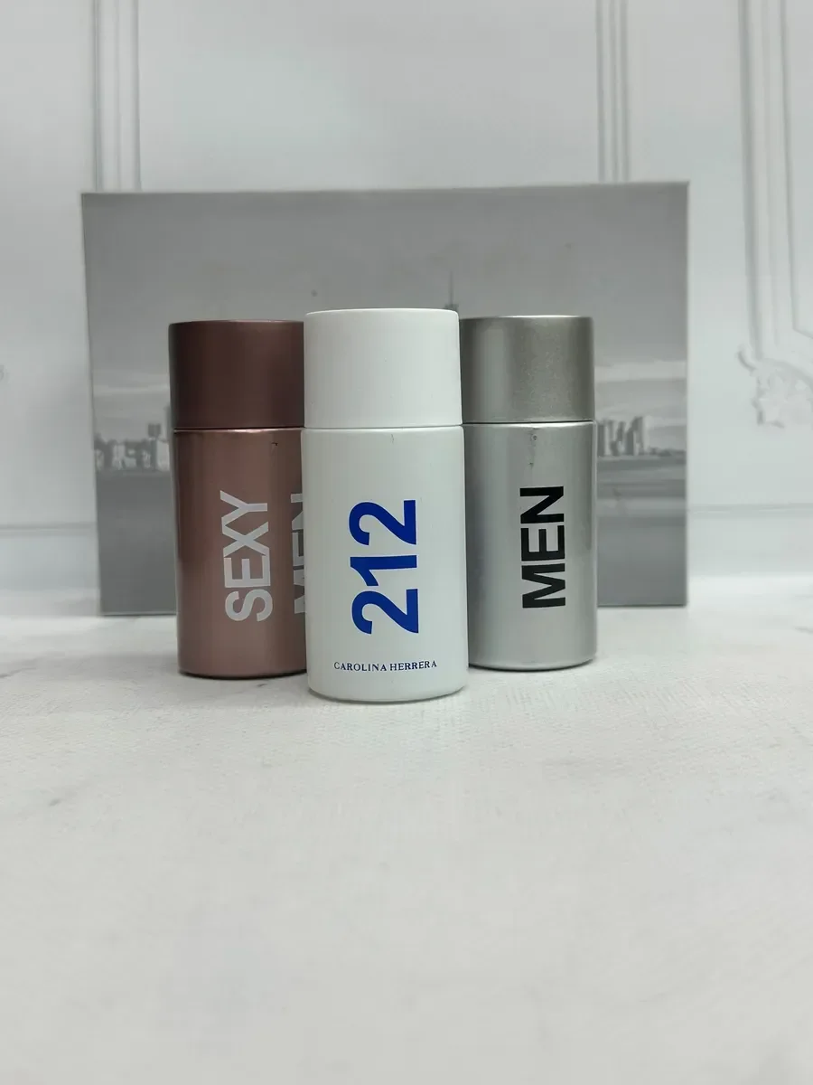 Парфюмерный набор духов 212 MEN 3X30 ML - миниатюра 2