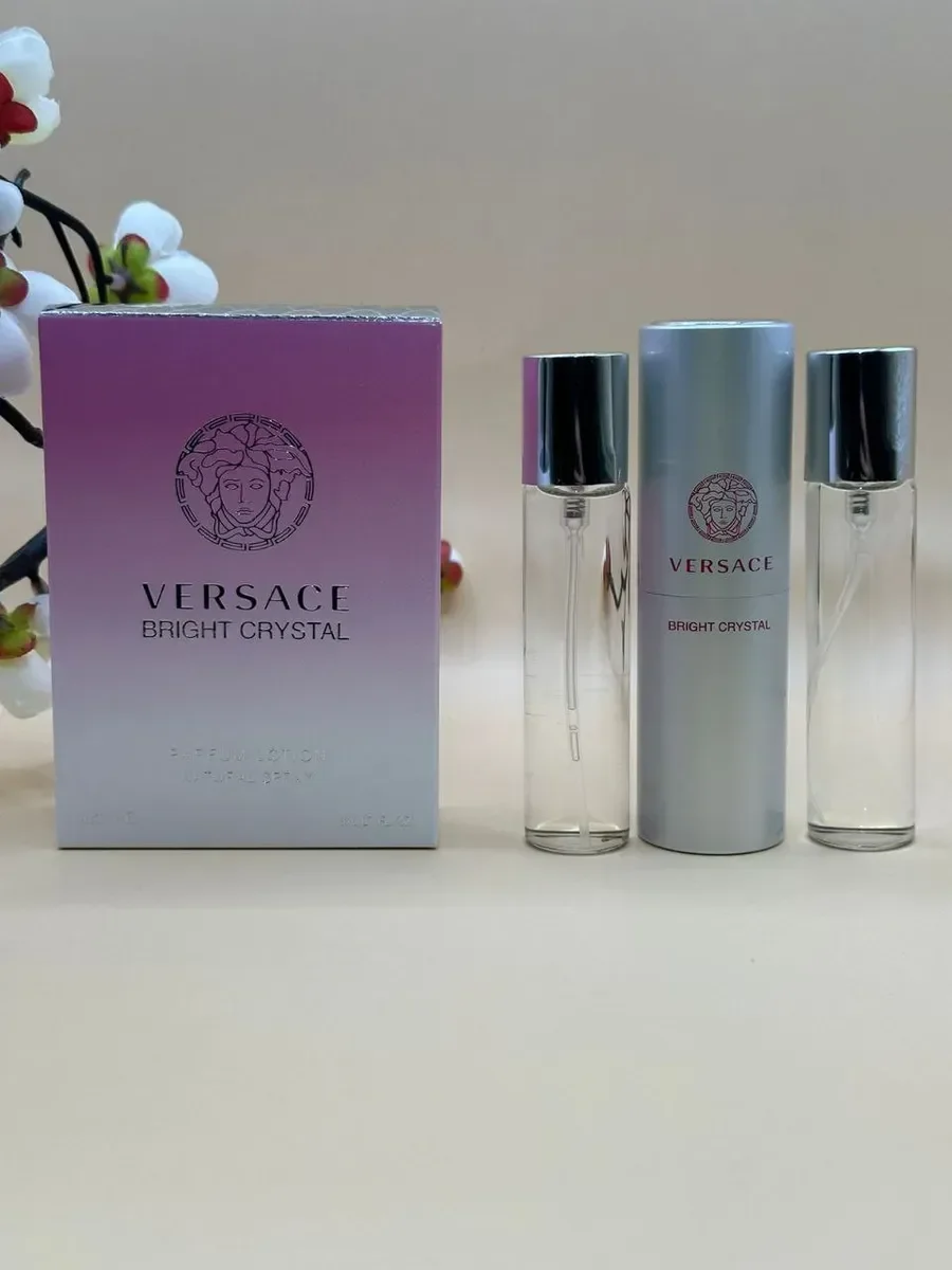 Versace Bright Crystal 3x20ml - миниатюра 2