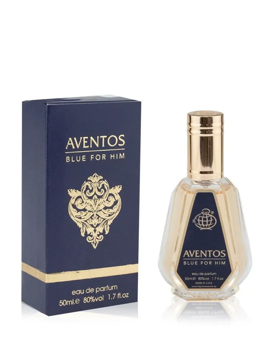 Парфюмерная вода Aventos Blue For Him, арабские духи 50 мл - изображение 1