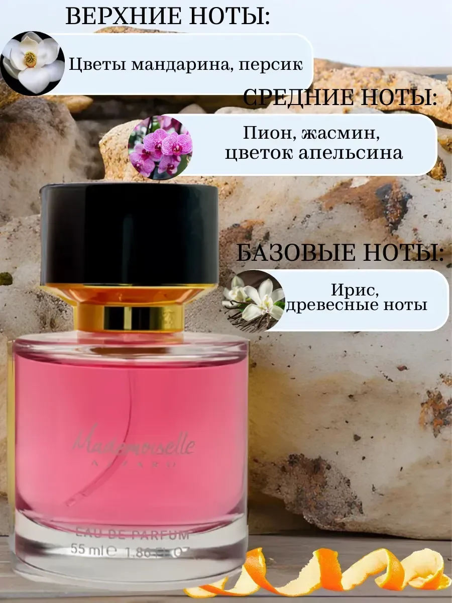 Духи тестер Azzaro Mademoiselle Аццаро Мадемуазель 55 мл - миниатюра 4