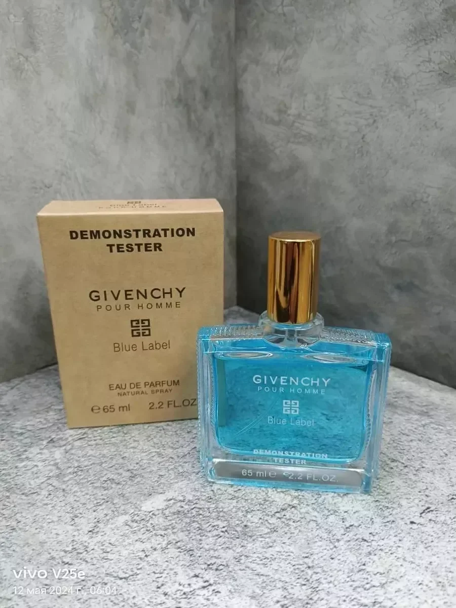Тестер Givenchy Blue Label Pour Homme 65 ml мужские духи - миниатюра 4