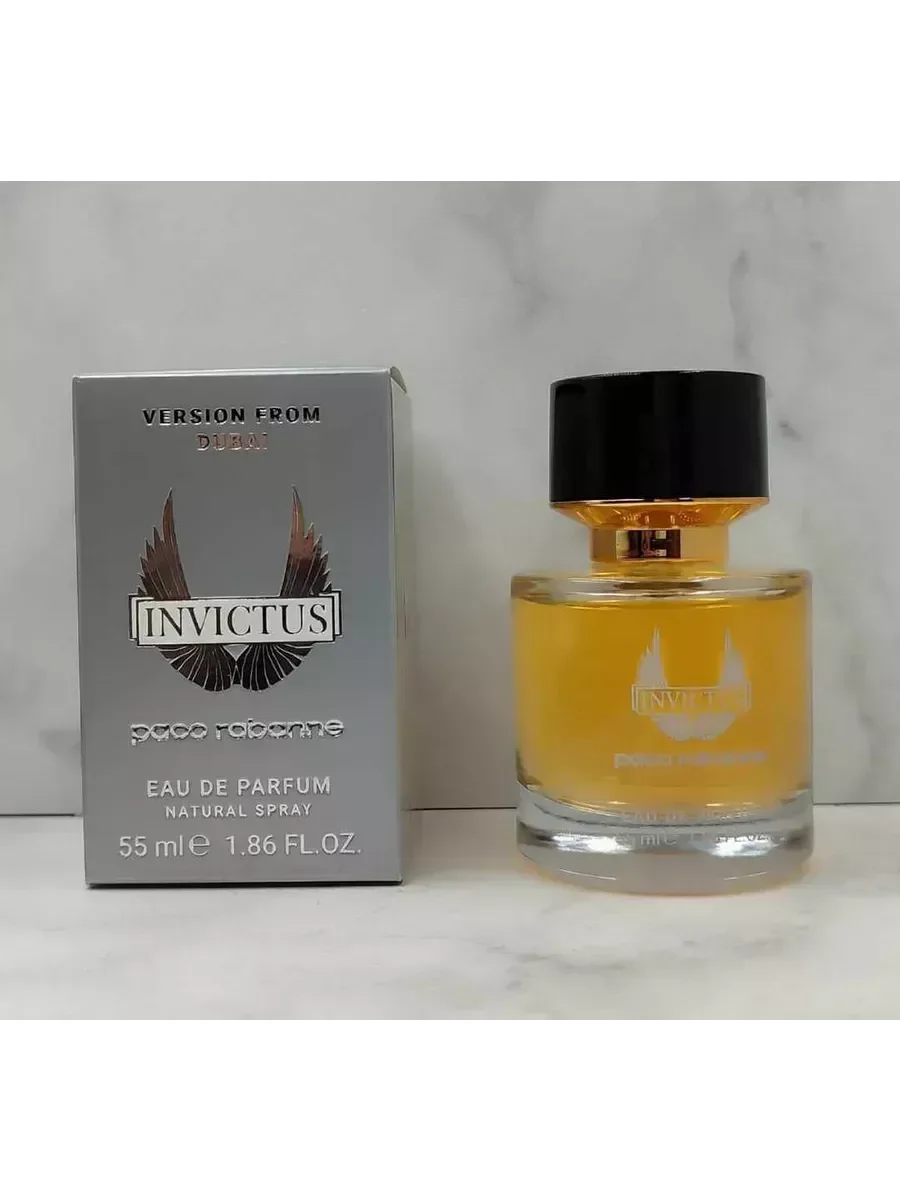 духи мужские тестер Paco Rabanne Invictus Инвиктус 55мл - миниатюра 2