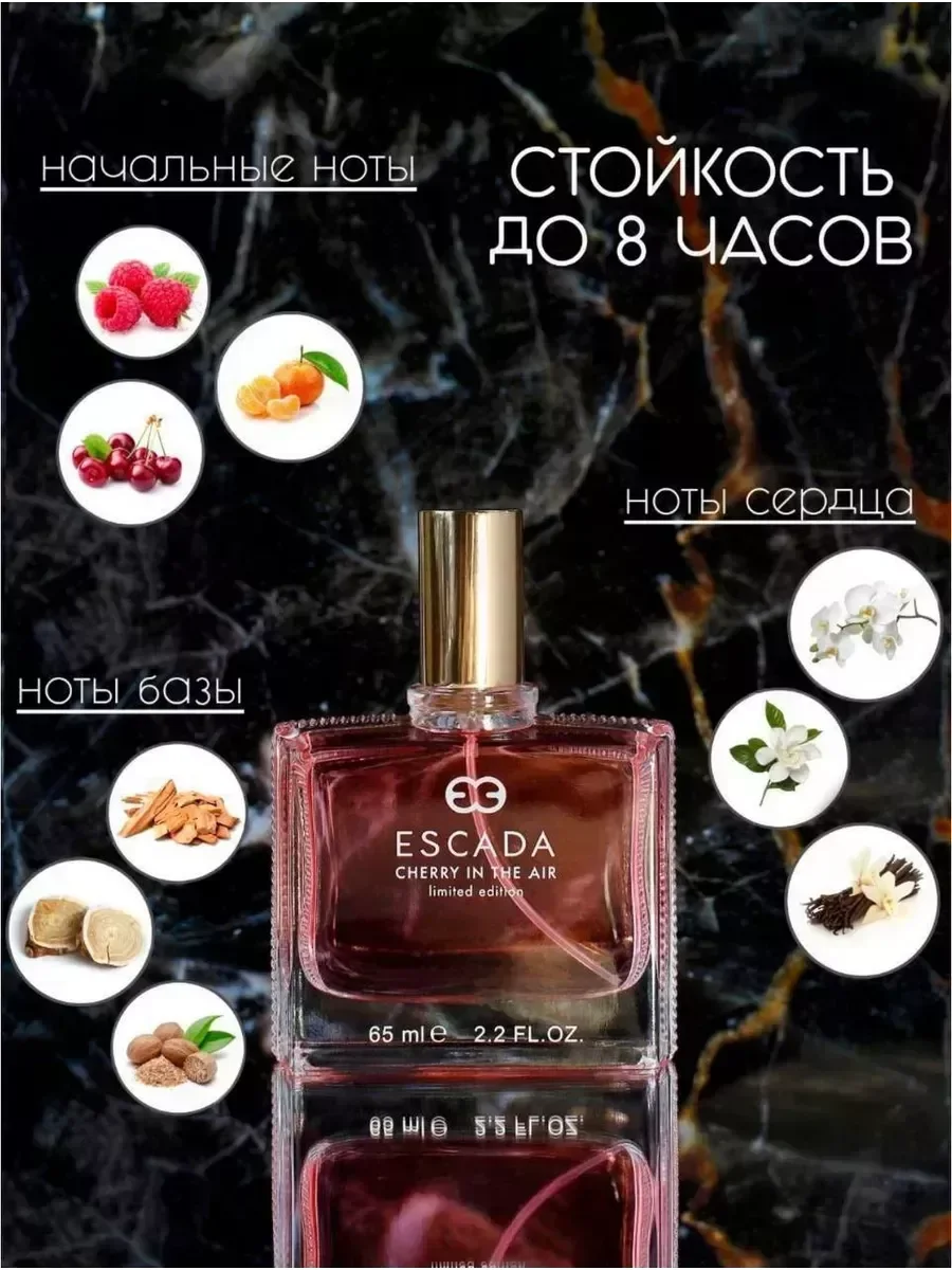 Женские духи тестер Cherry in the Air Escada 65 ml - миниатюра 2
