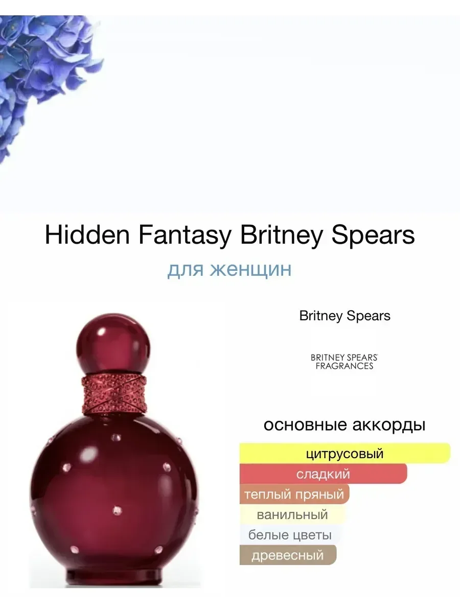 BRITNEY SPEARS Hidden Fantasy 100 ml - миниатюра 2