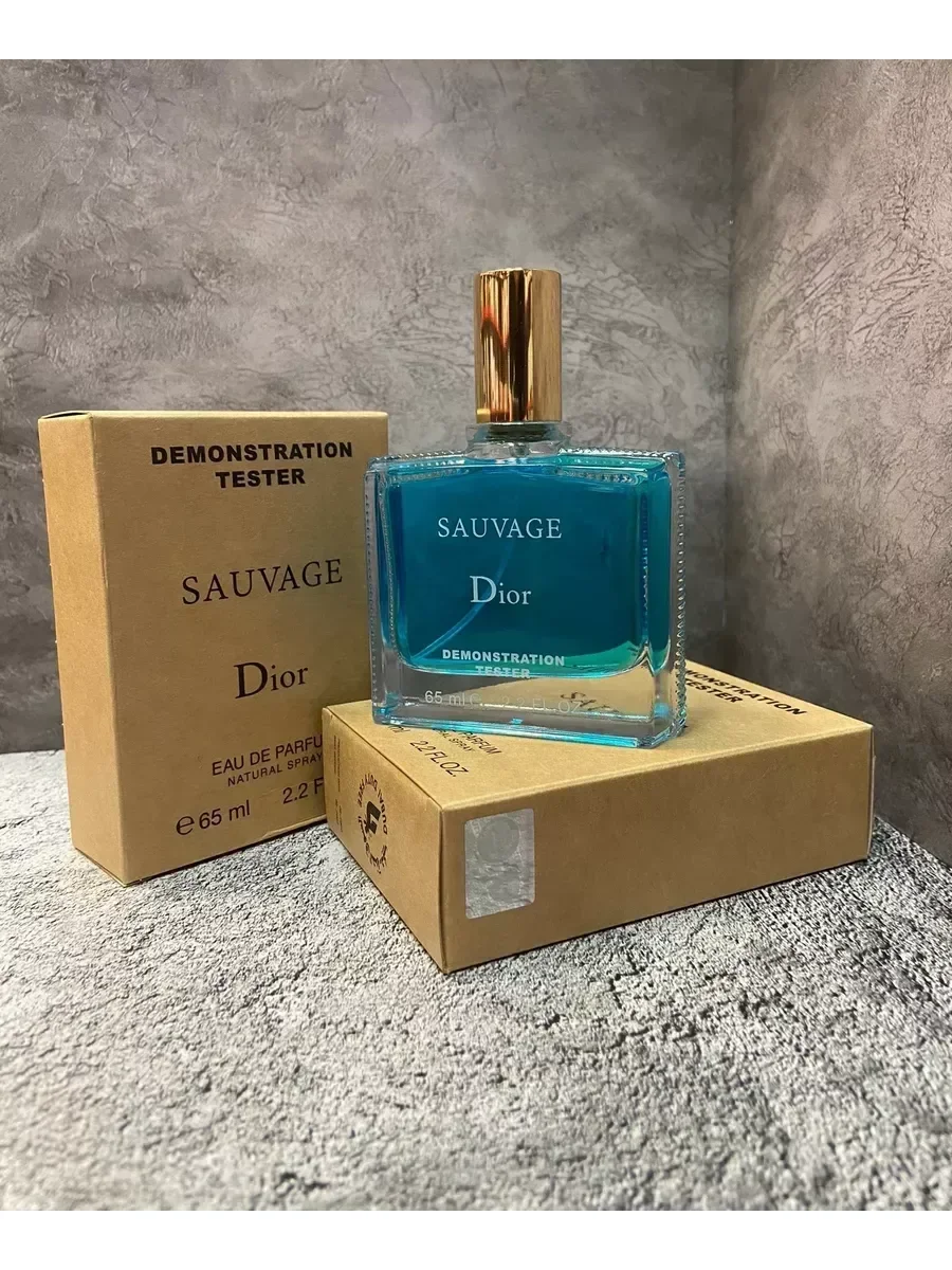 Духи мужские тестер Sauvage Dior 65 мл Диор Саваж - миниатюра 3
