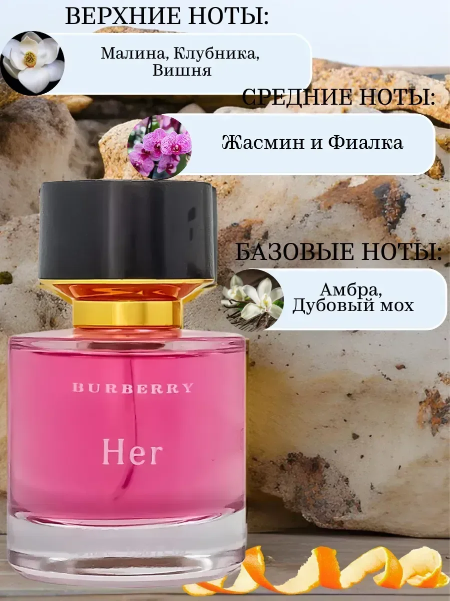 Духи женские тестер Burberry Her eau de parfum, 55мл - миниатюра 2