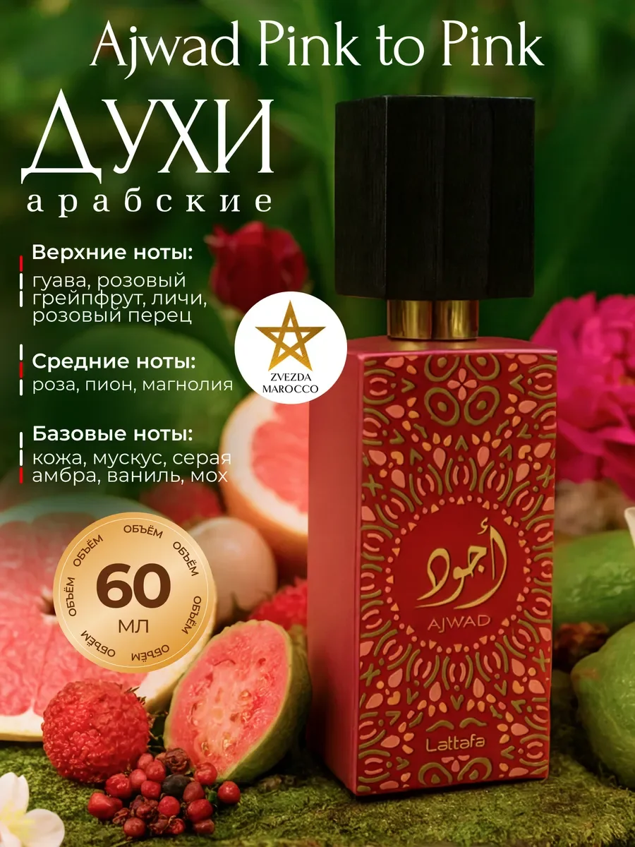 Арабские духи Ajwad Pink to Pink 60 мл - изображение 1