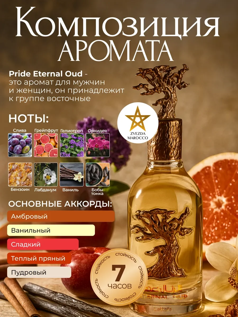 Арабские Духи Pride Eternal Oud Этернал Уд 100 мл - миниатюра 2
