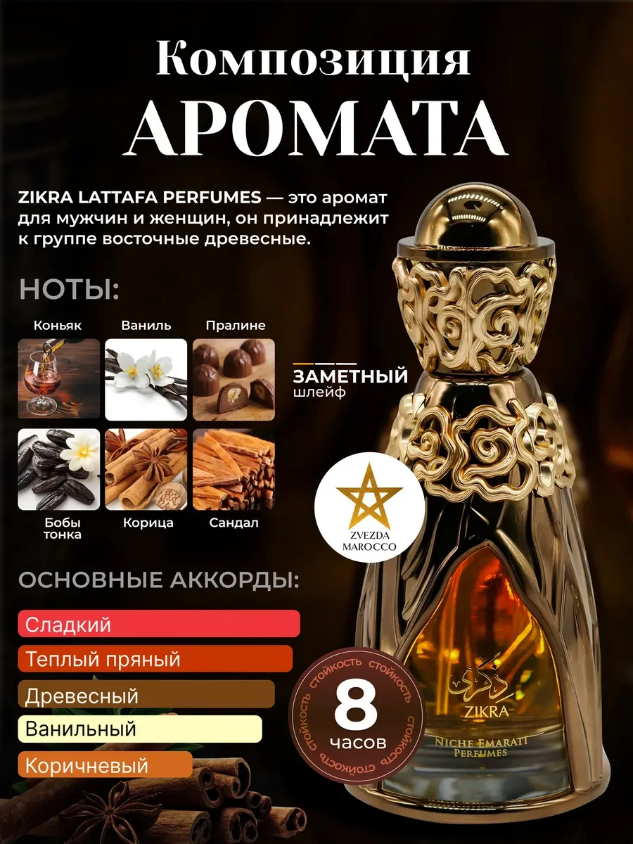 Арабские духи Niche Zikra 100 мл - миниатюра 2