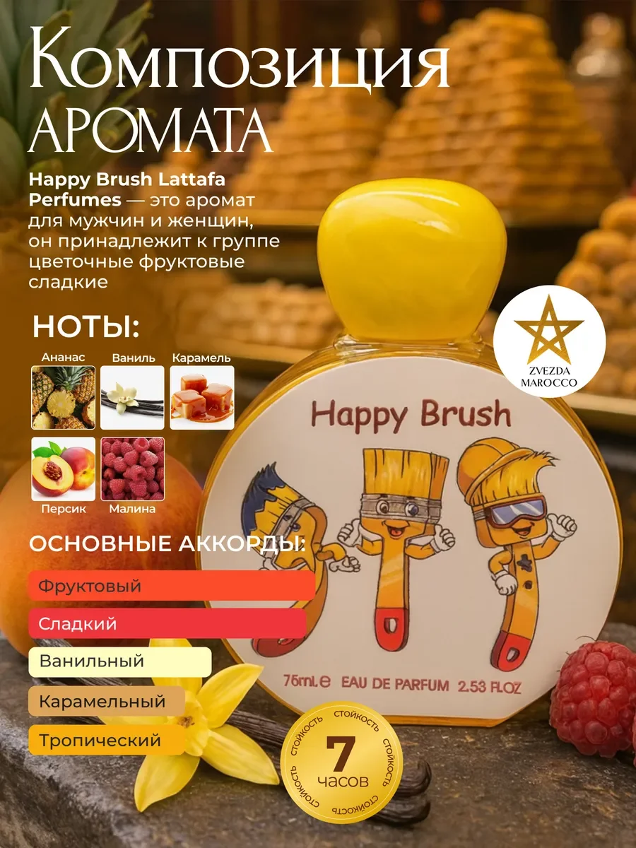 Детские духи Happy Brush Хэппи Браш 75 мл - миниатюра 2