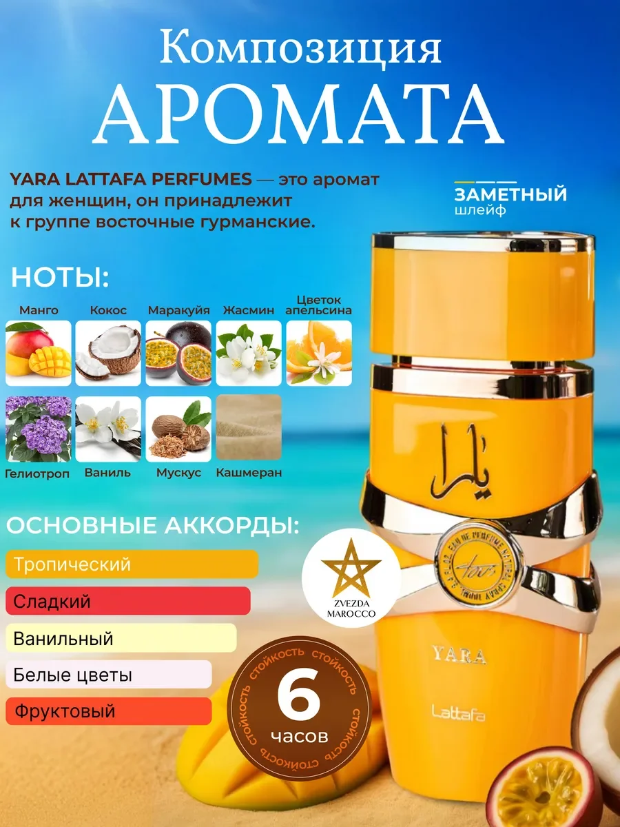 Арабские духи Yara Tous Яра Тоус 100 мл - миниатюра 2