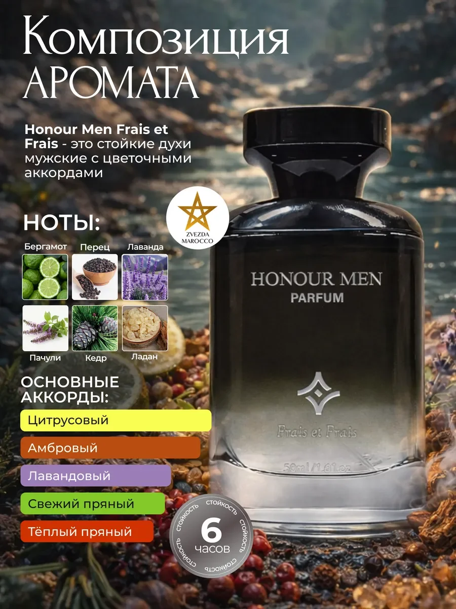 Арабские духи Honour Men Хонор Мэн 50 мл - миниатюра 2