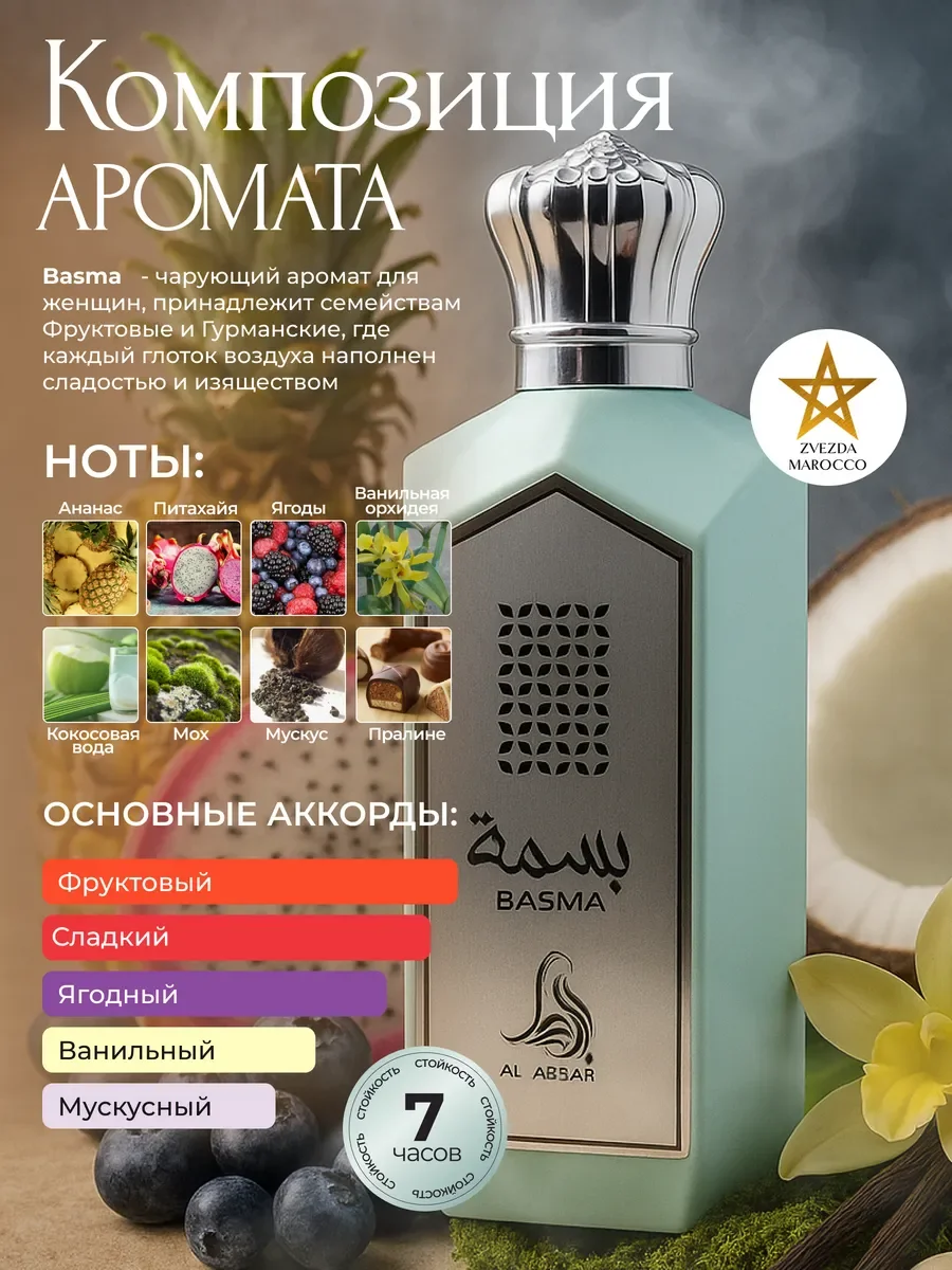 Арабские духи Basma Басма 100 мл - миниатюра 2