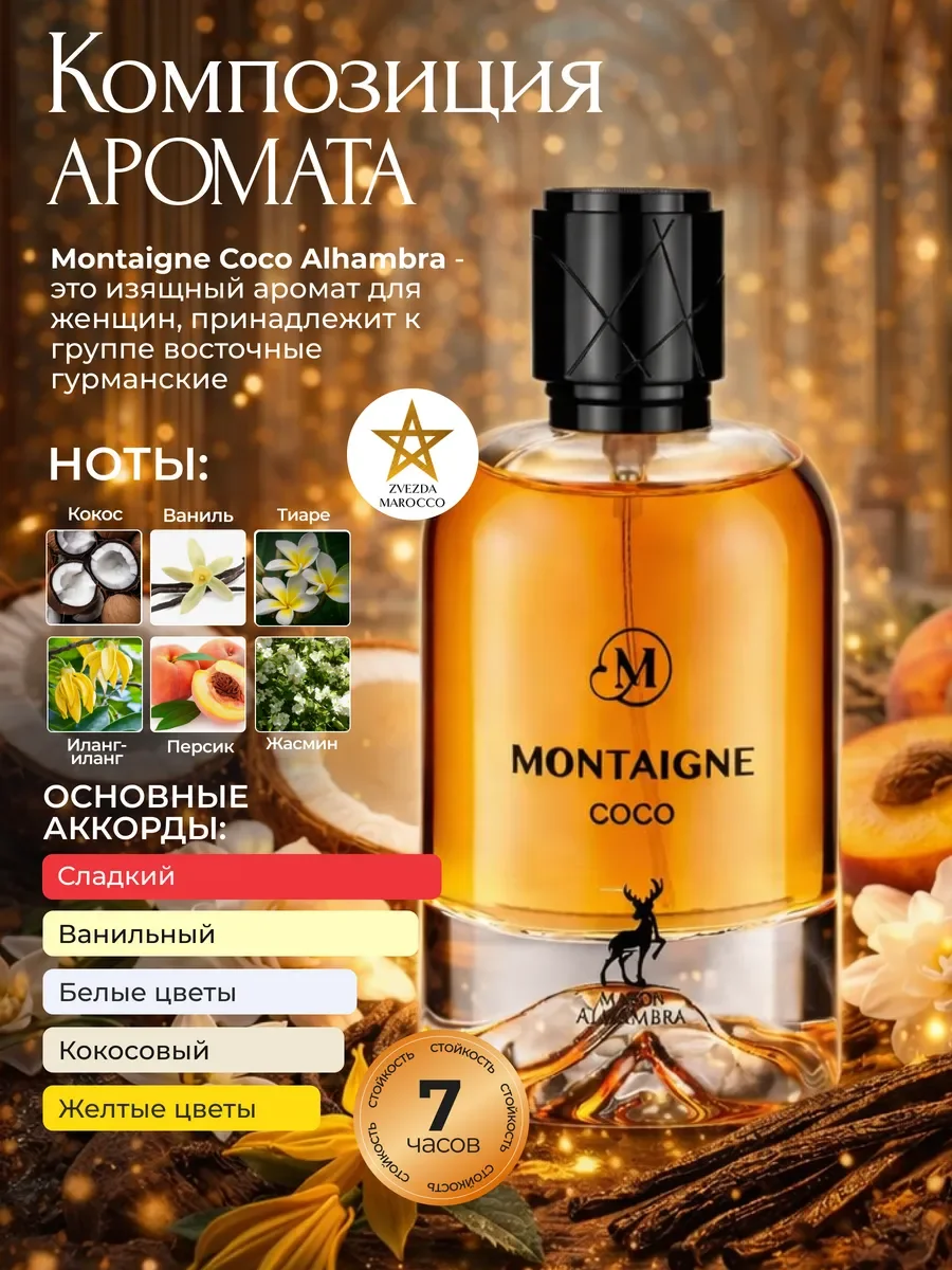 Арабские духи Montaigne Coco Монтаин Коко 100 мл - миниатюра 2