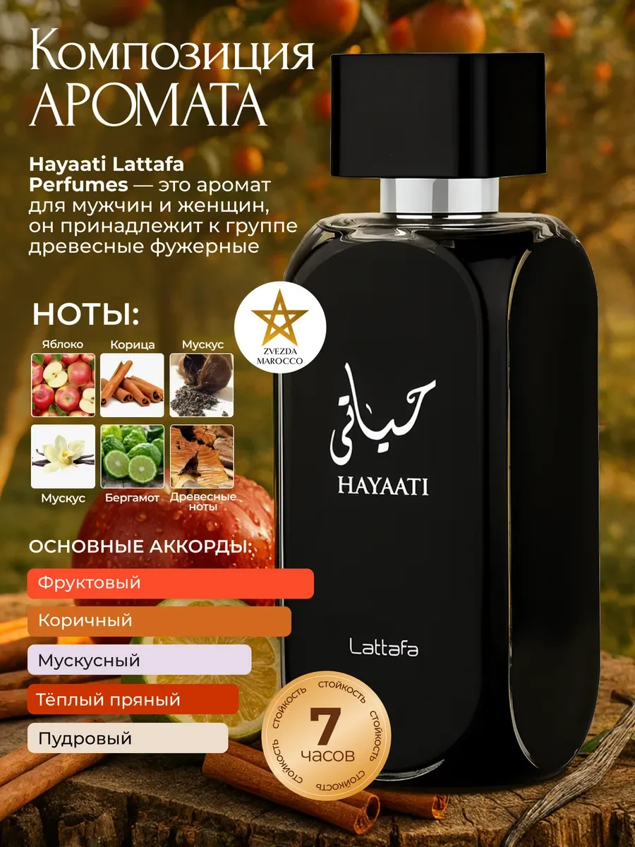 Арабские духи мужские Hayaati Хаяти 100 мл - миниатюра 2