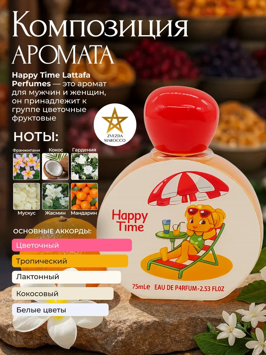 Детские духи Happy Time Хэппи Тайм 75 мл - миниатюра 2