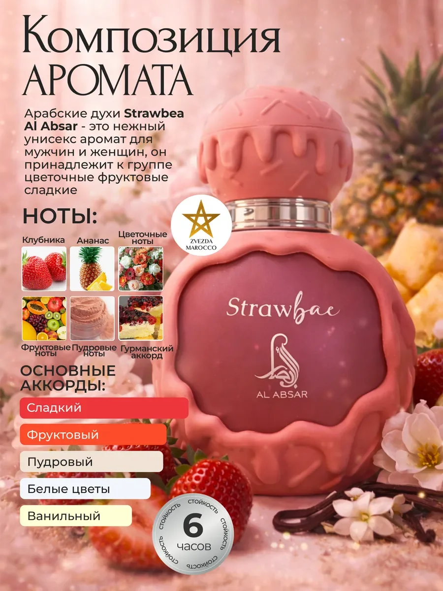 Арабские духи Strawbea 100 мл - миниатюра 2