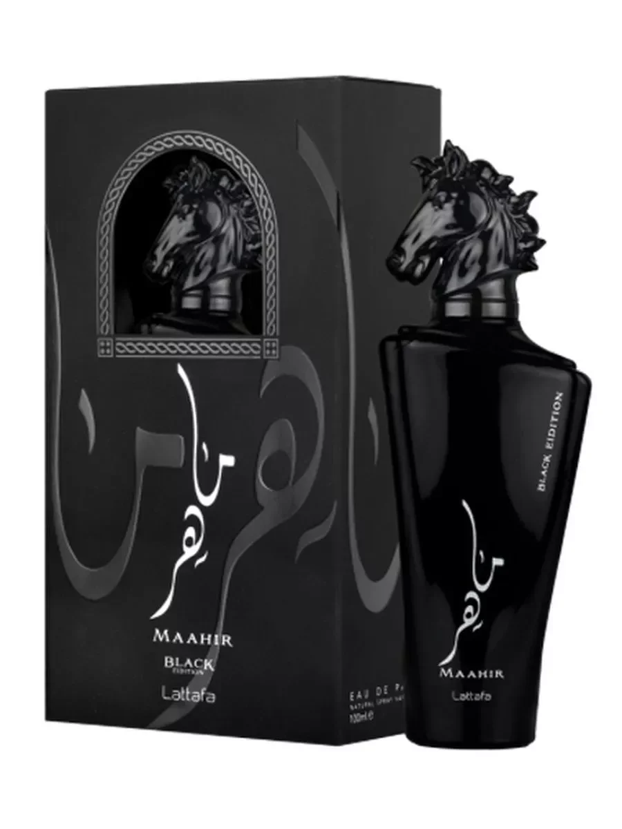Арабские Духи Maahir Black Маахир Блэк 100 мл - миниатюра 4