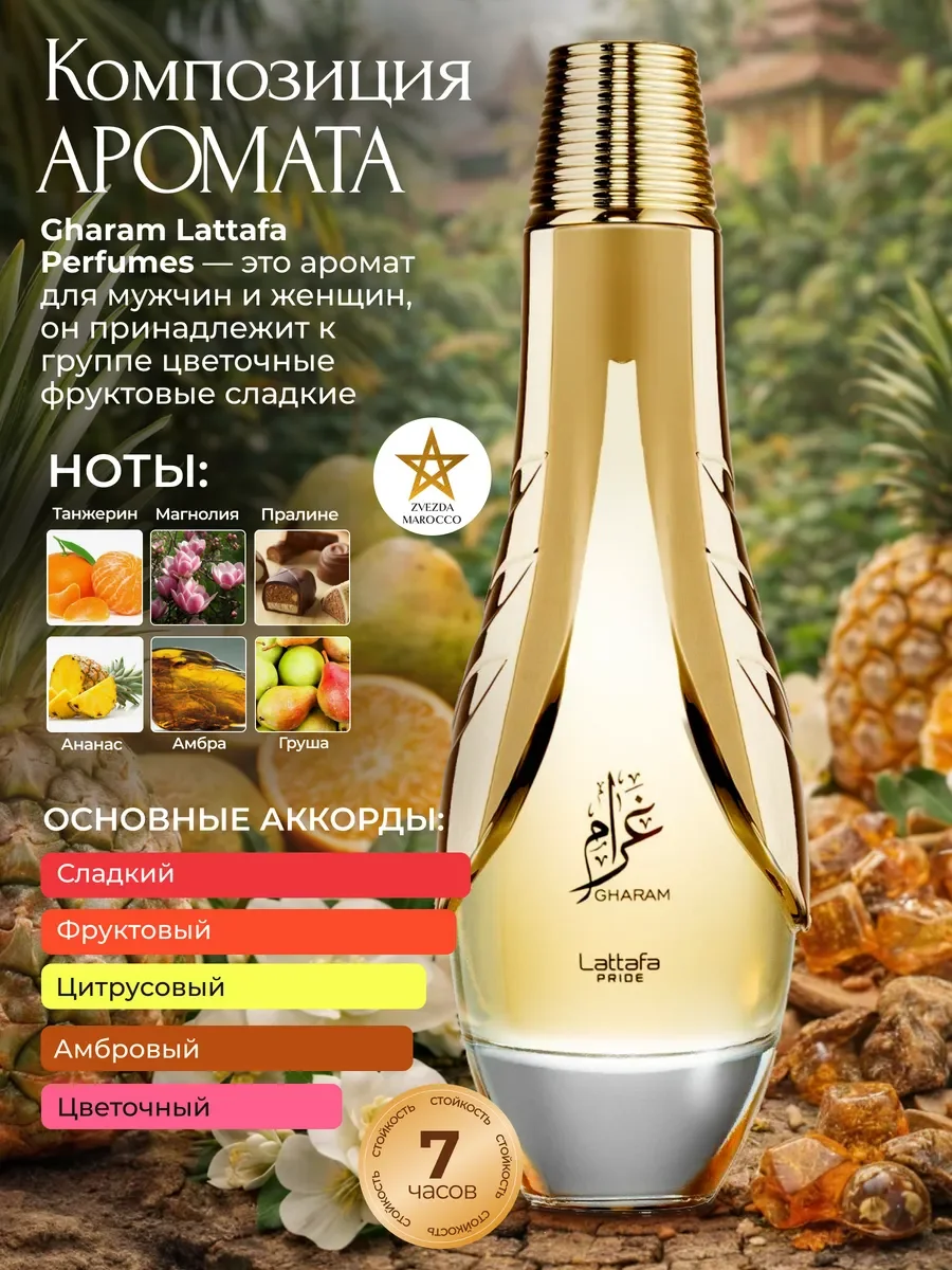 Арабские духи Gharam Гарам 100 мл - миниатюра 2
