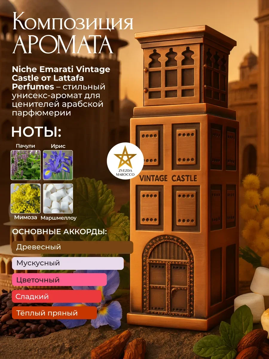 Арабские духи Niche Vintage Castle 100 мл - миниатюра 2