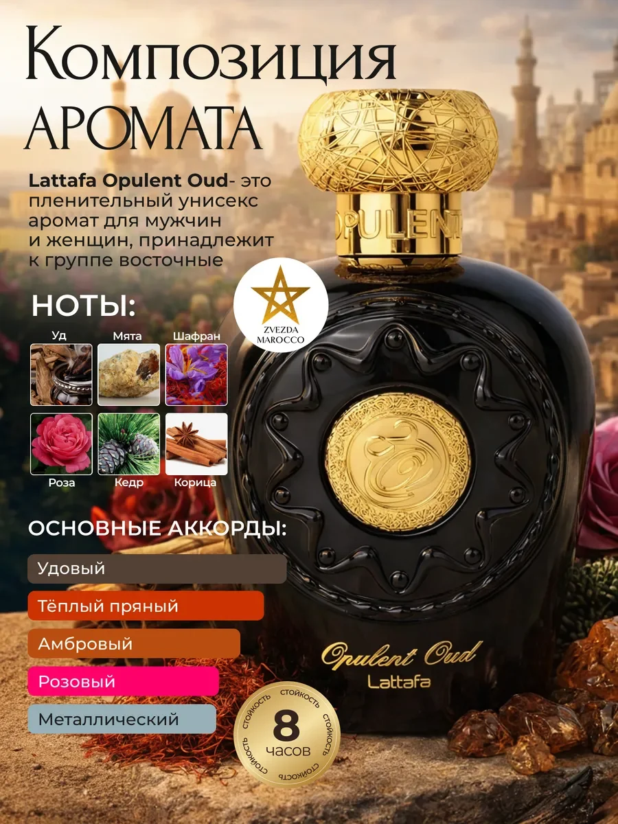 Арабские Духи Opulent Oud Опулент Уд 100 мл - миниатюра 2
