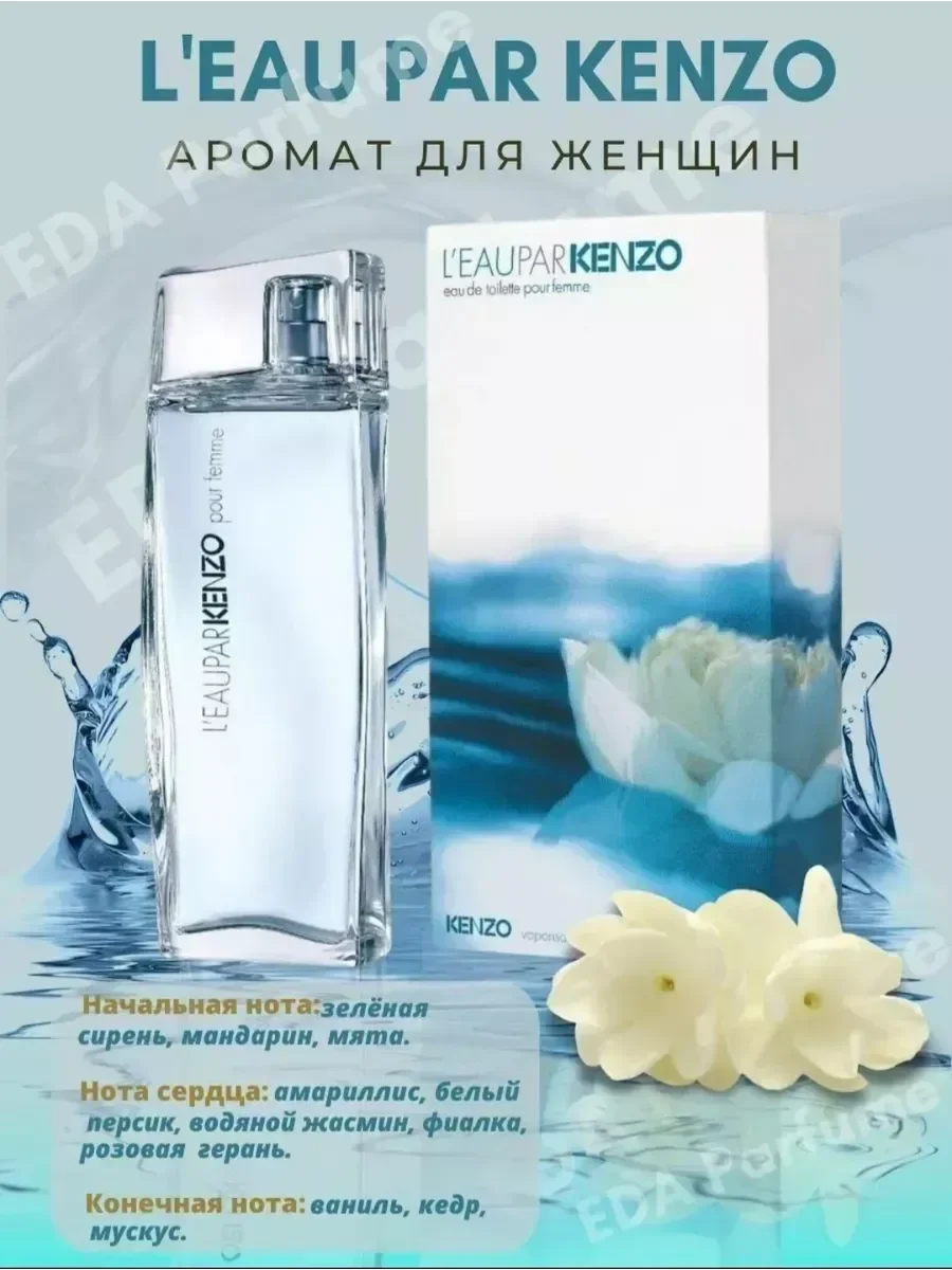 Kenzo L'Eau Par Femme 100 мл ля пар кензо ля пур - миниатюра 2