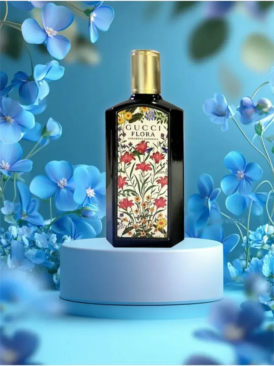 Духи Gucci Flora Gorgeous Gardenia (black) женская 100 мл - миниатюра 2