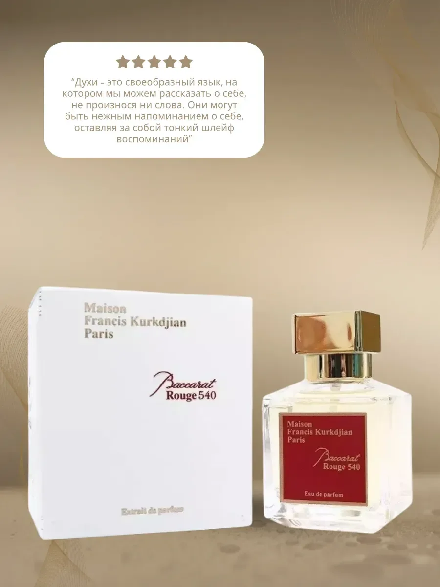 Baccarat Rouge 540 Kurkdjian Parfum 70 мл Баккара белая - изображение 1